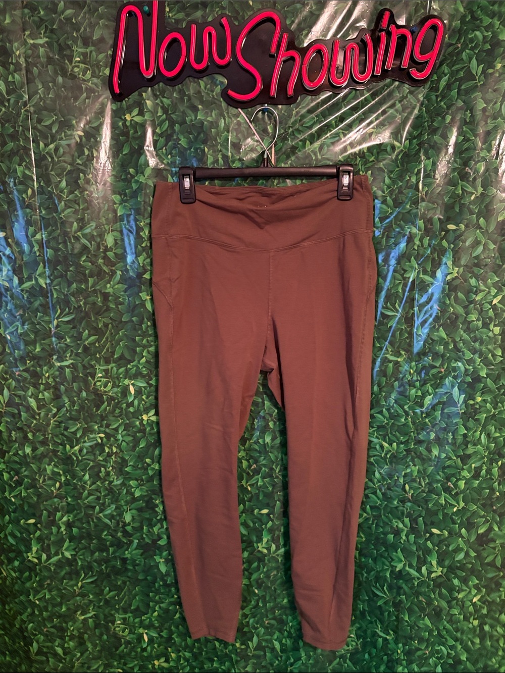 Wonderly Studio Chocolate Brown High-Rise Leggings